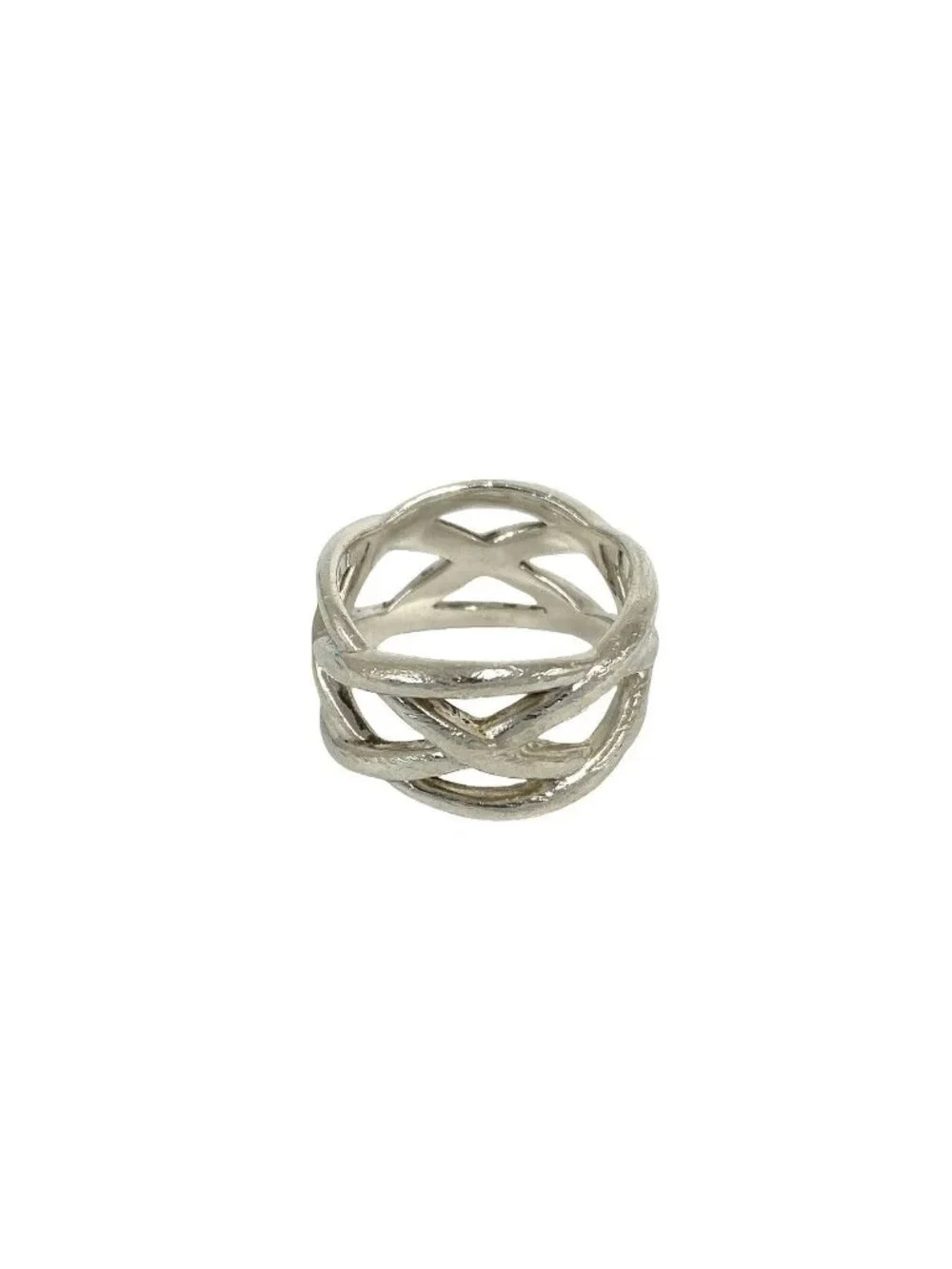 Tiffany & Co Vintage Keltech Knot Ring 925 Sterling Silver